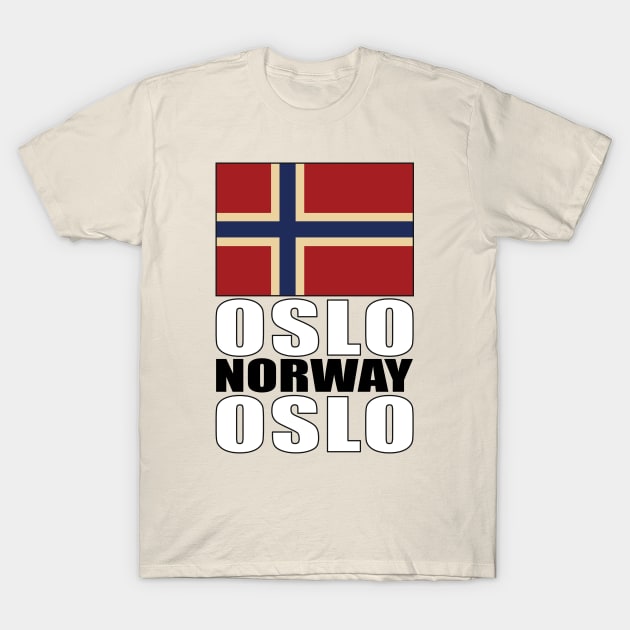 Flag of Norway T-Shirt by KewaleeTee